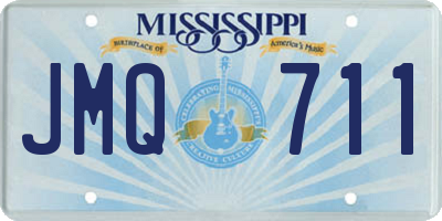 MS license plate JMQ711