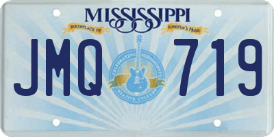 MS license plate JMQ719