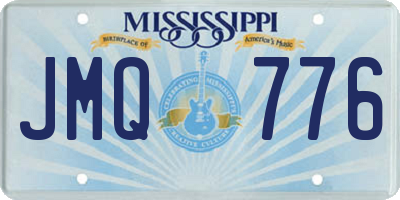 MS license plate JMQ776