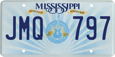 MS license plate JMQ797