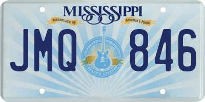 MS license plate JMQ846