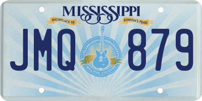 MS license plate JMQ879
