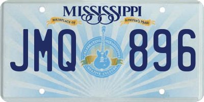 MS license plate JMQ896