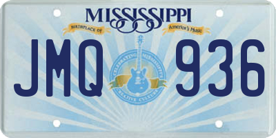 MS license plate JMQ936