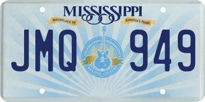 MS license plate JMQ949