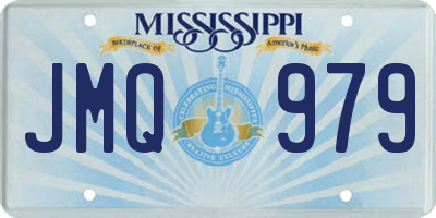 MS license plate JMQ979