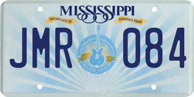 MS license plate JMR084