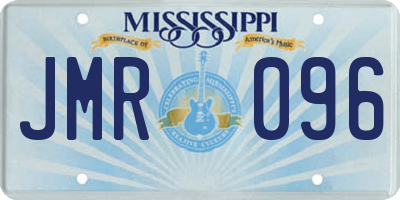 MS license plate JMR096
