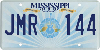 MS license plate JMR144