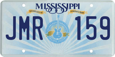 MS license plate JMR159