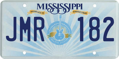 MS license plate JMR182