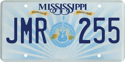 MS license plate JMR255