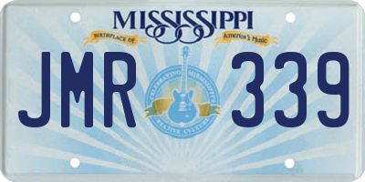 MS license plate JMR339