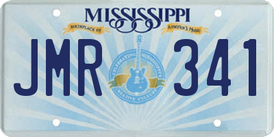 MS license plate JMR341