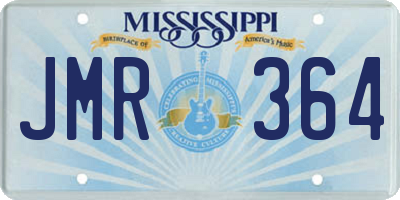 MS license plate JMR364