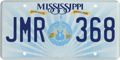 MS license plate JMR368