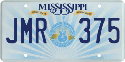 MS license plate JMR375