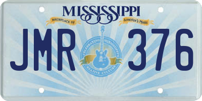 MS license plate JMR376