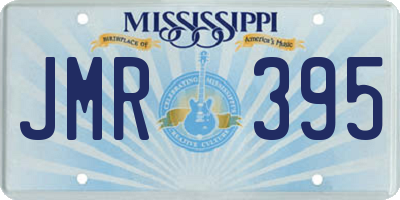 MS license plate JMR395