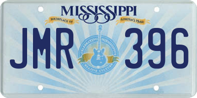 MS license plate JMR396