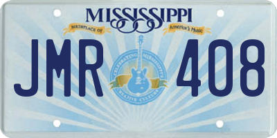 MS license plate JMR408