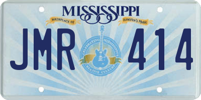 MS license plate JMR414
