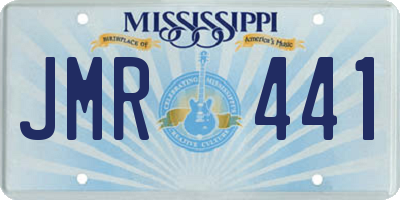MS license plate JMR441