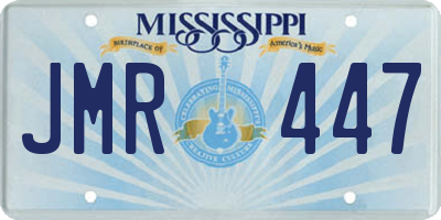 MS license plate JMR447