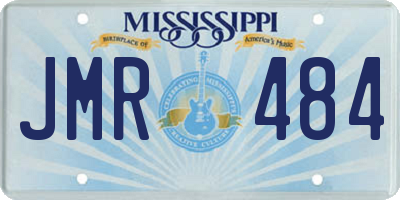 MS license plate JMR484