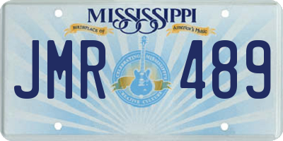 MS license plate JMR489