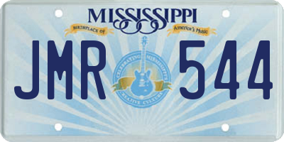 MS license plate JMR544