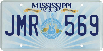 MS license plate JMR569
