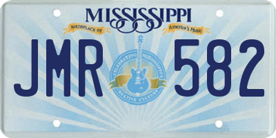 MS license plate JMR582