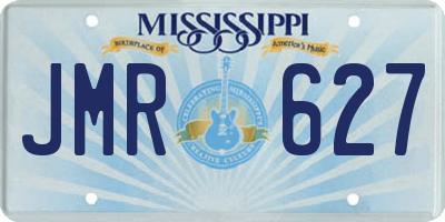 MS license plate JMR627