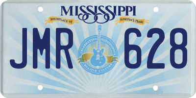 MS license plate JMR628