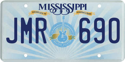 MS license plate JMR690