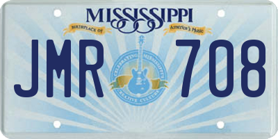 MS license plate JMR708