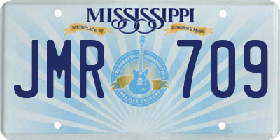 MS license plate JMR709