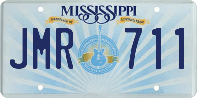 MS license plate JMR711