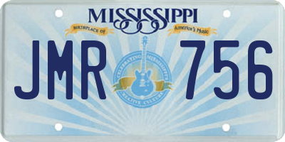 MS license plate JMR756