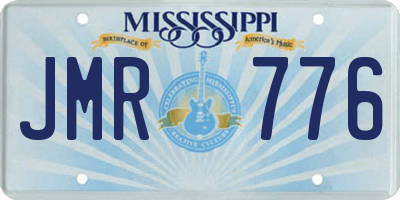 MS license plate JMR776