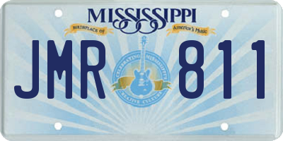 MS license plate JMR811