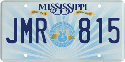 MS license plate JMR815