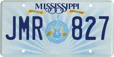 MS license plate JMR827