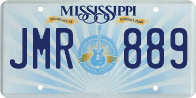 MS license plate JMR889