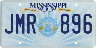 MS license plate JMR896