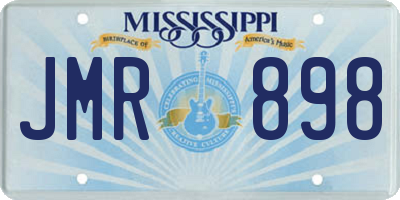 MS license plate JMR898