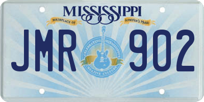 MS license plate JMR902