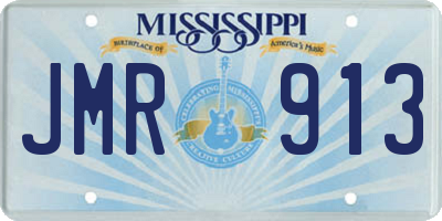 MS license plate JMR913
