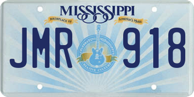 MS license plate JMR918